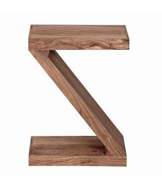 Wohnling Bijzettafel MUMBAI acacia bruin 59 cm - WL1.456