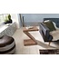 Wohnling bijzettafel MUMBAI massief houten acacia Z Cube 60cm hoge salontafel design bruine salontafel in landelijke stijl
