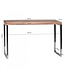 Wohnling consoletafel GUNA massief houten acacia console met metalen poten bureau 120 x 45 cm landelijke dressoir