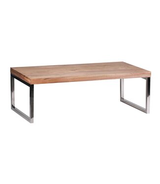 Wohnling Salontafel acaciahout bruin 120 cm Bruin