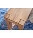 Wohnling eetkamerbank MUMBAI massief hout acacia 140 x 45 x 35 cm houten bank natuurproduct Keukenbank in landhuisstijl