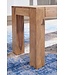 Wohnling eetkamerbank MUMBAI massief hout acacia 140 x 45 x 35 cm houten bank natuurproduct Keukenbank in landhuisstijl