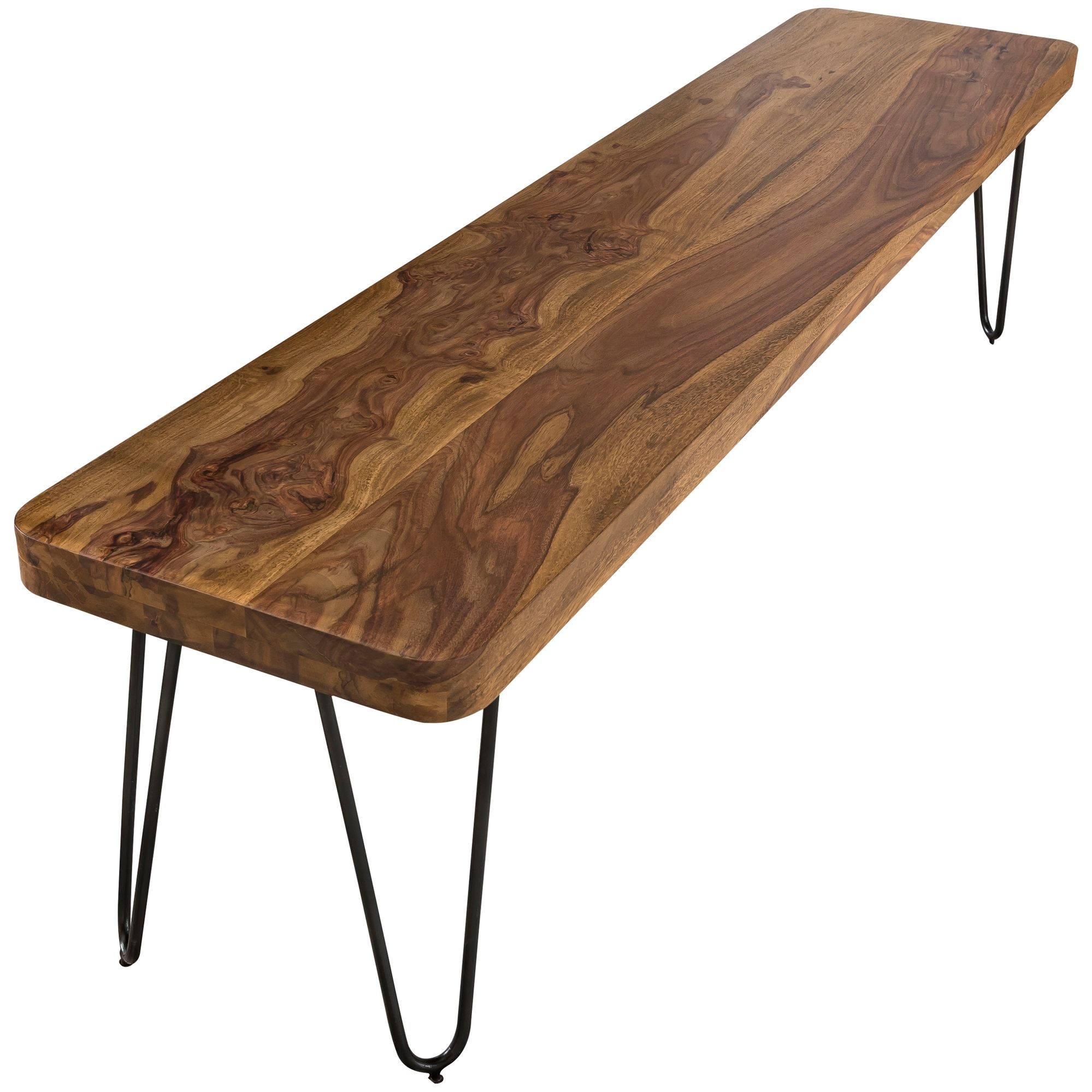 Eetkamerbank BAGLI sheeshamhout 120 cm