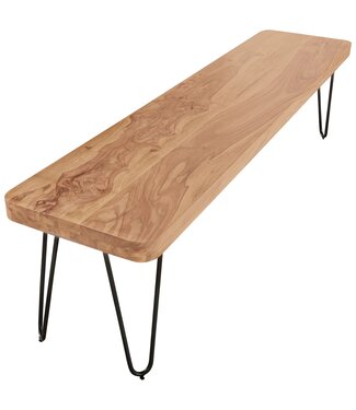 Wohnling Eetkamerbank BAGLI acaciahout 120 cm - WL1.508