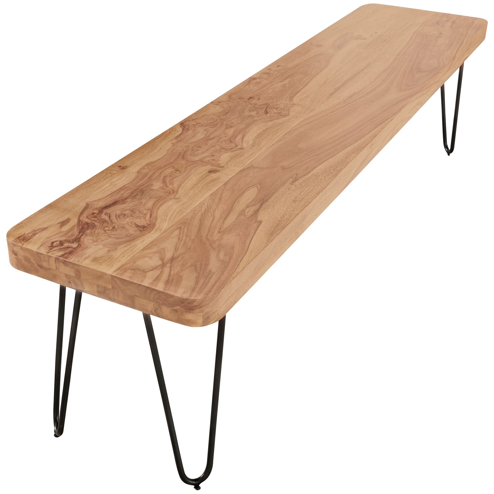 Eetkamerbank BAGLI acaciahout 120 cm