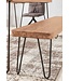 Wohnling eetkamerbank BAGLI massief hout acacia 120 x 45 x 40 cm houten bank natuurproduct Keukenbank in landhuisstijl