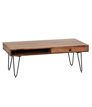 Wohnling Salontafel BAGLI sheeshamhout 110 cm - WL1.513