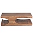 Wohnling massief houten salontafel Acacia 118 cm brede eettafel ontwerp donkerbruin landelijke stijl tafel