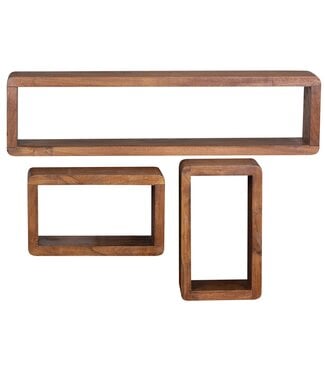 Wohnling Wandplank BOHA sheeshamhout 80 cm