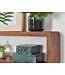 Wohnling design wandplank set van 3 BOHA massief houten planken sheesham landelijke stijl | Rustieke wandplankenset hout | Hangplank vierkant echt hout | Wandplanken | Hangende dobbelstenen | Plankwanddozen vierkant