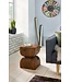 Wohnling bijzettafel WL1.562 Sheesham massief hout 30x45x30cm Rustieke decoratieve tafel | Bloementafel Kleine houten tafel | Sofa aanbouwtafel Bruin| Kleine echt houten tafel | Opbergtafel woonkamer tafel