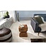 Wohnling bijzettafel WL1.562 Sheesham massief hout 30x45x30cm Rustieke decoratieve tafel | Bloementafel Kleine houten tafel | Sofa aanbouwtafel Bruin| Kleine echt houten tafel | Opbergtafel woonkamer tafel