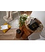 Wohnling bijzettafelset van 3 WL 1.566 massief hout 24,5x85x24,5 cm Sheesham-tafels | Houten tafel natuurproduct Echte houten bijzettafels Decoratieve kolommen | Drie houten tafels bruin | Bloembox hout Modern