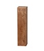 Wohnling bijzettafels set van 3 WL1.567 massief hout 24,5x85x24,5 cm Acacia tafels | Houten tafel natuurproduct Echte houten bijzettafels Decoratieve kolommen | Drie houten tafels bruin | Bloembox hout Modern
