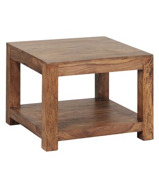Wohnling Salontafel MUMBAI sheeshamhout bruin 60 cm