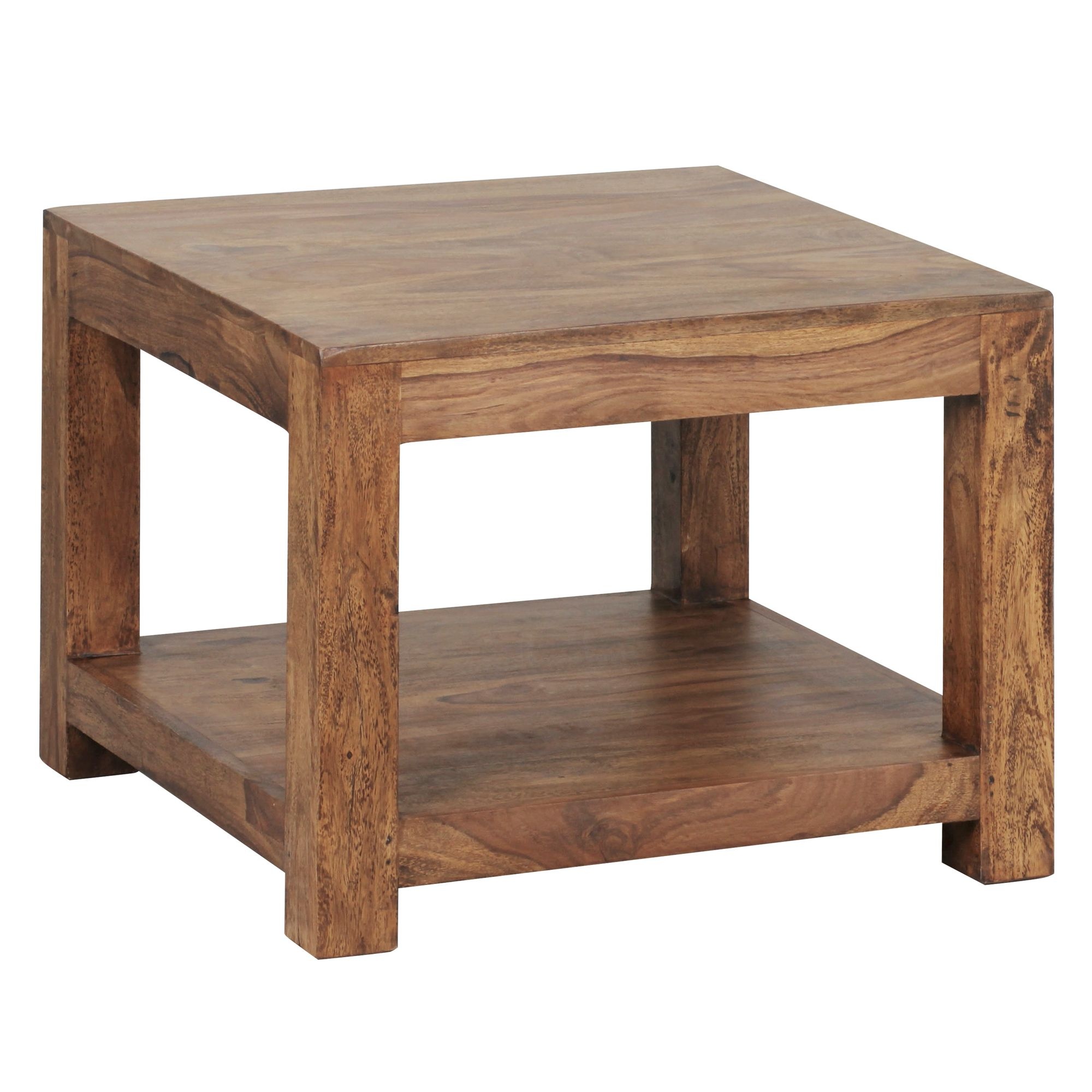 Salontafel MUMBAI sheeshamhout bruin 60 cm