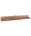 Wohnling wandplank MUMBAI massief hout acaciahout plank 160 cm landelijke stijl hangplank echt hout wandplank natuurlijk product