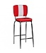 Wohnling American Diner 50s Retro Rood Wit - WL1.718
