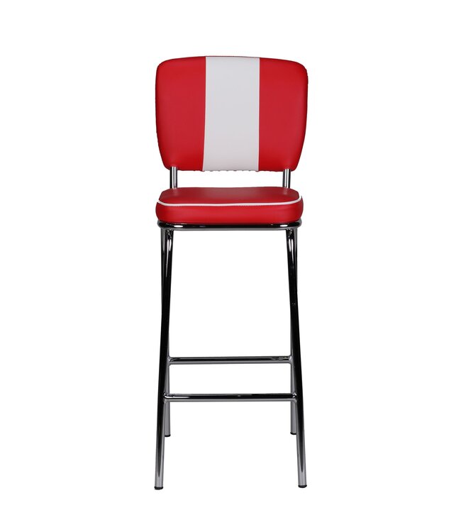 Wohnling American Diner 50s Retro Rood Wit - WL1.718