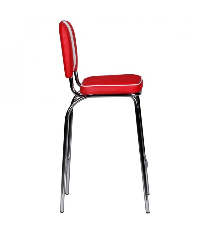 Wohnling American Diner 50s Retro Rood Wit - WL1.718