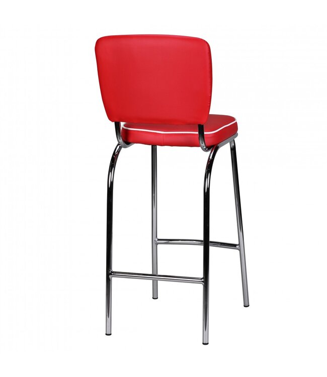 Wohnling American Diner 50s Retro Rood Wit - WL1.718