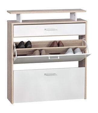 Wohnling Schoenenkast eiken 24 cm breed - WL1.794
