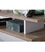 Wohnling schoenenrek hout 80x95x24 cm modern Sonoma eiken | Design schoenenrek schoenenkipper smal | Schoenenkast schoenenopberger met lade | Hal kast schoenenrek plank