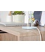 Wohnling bureau MASSA 120 x 76 x 53 cm met 3 lades in Sonoma wit | Computerbureau modern voor tieners | Ruimtebesparende laptoptafel met plank