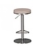 Wohnling Duurzaam M7 barkruk staal taupe stoel moderne kruk verstelbare design barkruk draaibare stabiel