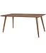 Wohnling eetkamertafel REPA 180 x 80 x 76 cm Sheesham rustiek massief hout | Design landhuis eettafel | Tafel voor eetkamer groot | 6 - 8 personen
