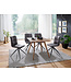 Wohnling eetkamertafel REPA 80 x 80 x 76 cm Sheesham rustiek massief hout | Design landhuis eettafel | Tafel voor eetkamer vierkant | 4 mensen