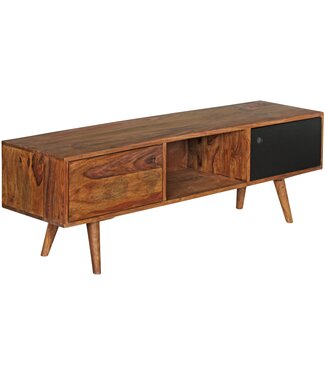Wohnling Tv-meubel REPA zwart 140 cm breed - WL1.973