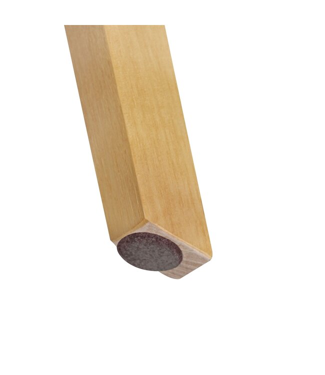 Wohnling 2-delige set retro eetkamerstoel LIMA wit, gestoffeerde stoel Scandinavische rugleuning, keukenstoel kunstleer gestoffeerd