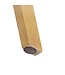 Wohnling 2-delige set retro eetkamerstoel LIMA wit, gestoffeerde stoel Scandinavische rugleuning, keukenstoel kunstleer gestoffeerd