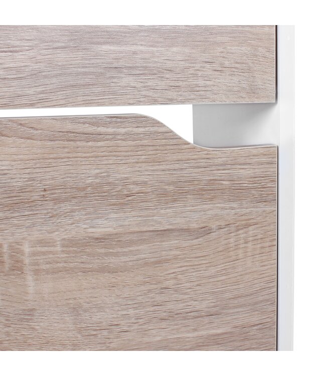 Wohnling schoenenkast 4 vakken voor vouwschoen dresser 150 cm schoenenkast 20 paar schoenen dresser schoen moderne tipper