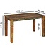 Wohnling eettafel DELHI 120 x 70 x 76 cm Mango shabby chic massief hout | Ontwerp uw villa te dineren boot hout | Tafel om te dineren rechthoekige | Kitchen Table 4 - 6 personen