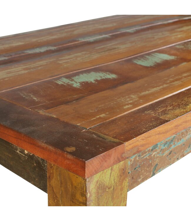Wohnling eettafel DELHI 120 x 70 x 76 cm Mango shabby chic massief hout | Ontwerp uw villa te dineren boot hout | Tafel om te dineren rechthoekige | Kitchen Table 4 - 6 personen