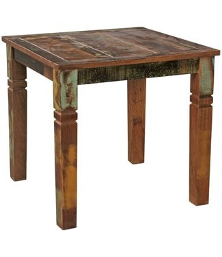Wohnling Eettafel DELHI mangohout 80x80 cm