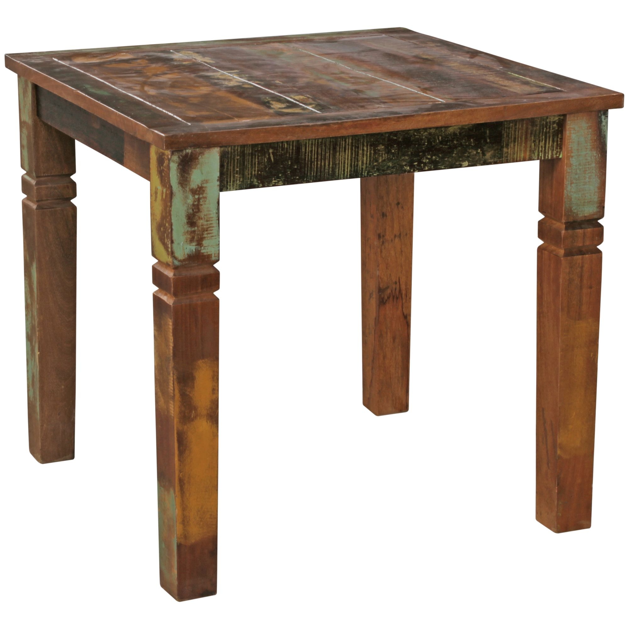 Eettafel DELHI mangohout 80x80 cm