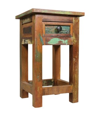 Wohnling Bijzettafel DELHI mangohout 30 cm - WL5.069