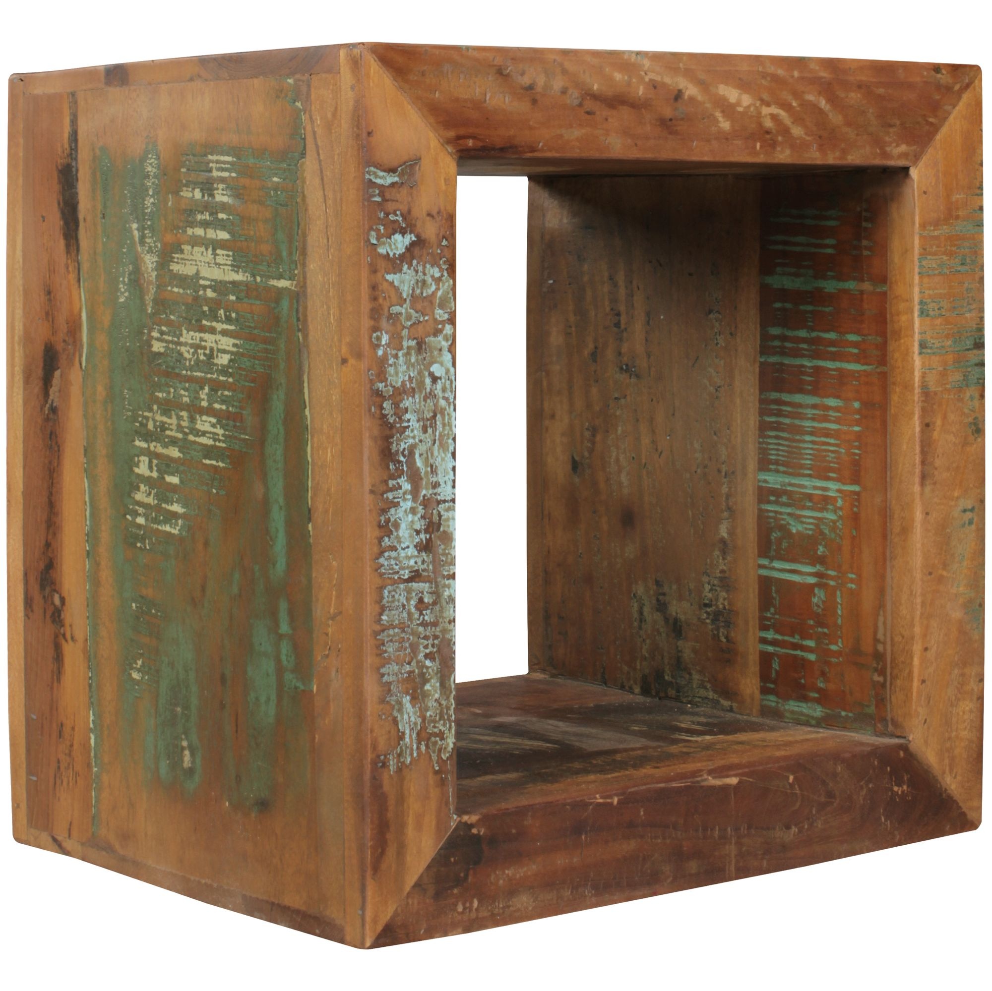 Bijzettafel massief hout 45 cm breed