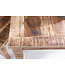 Wohnling eettafel RUSTICA 80 x 80 x 76 cm mango hardhout Plein | Rustic Kitchen Table | Ontwerp houten eettafel | Eettafel voor 4 personen echt hout