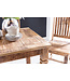 Wohnling eettafel RUSTICA 80 x 80 x 76 cm mango hardhout Plein | Rustic Kitchen Table | Ontwerp houten eettafel | Eettafel voor 4 personen echt hout