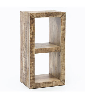 Wohnling Open kast RUSTICA mangohout 90 cm - WL5.087