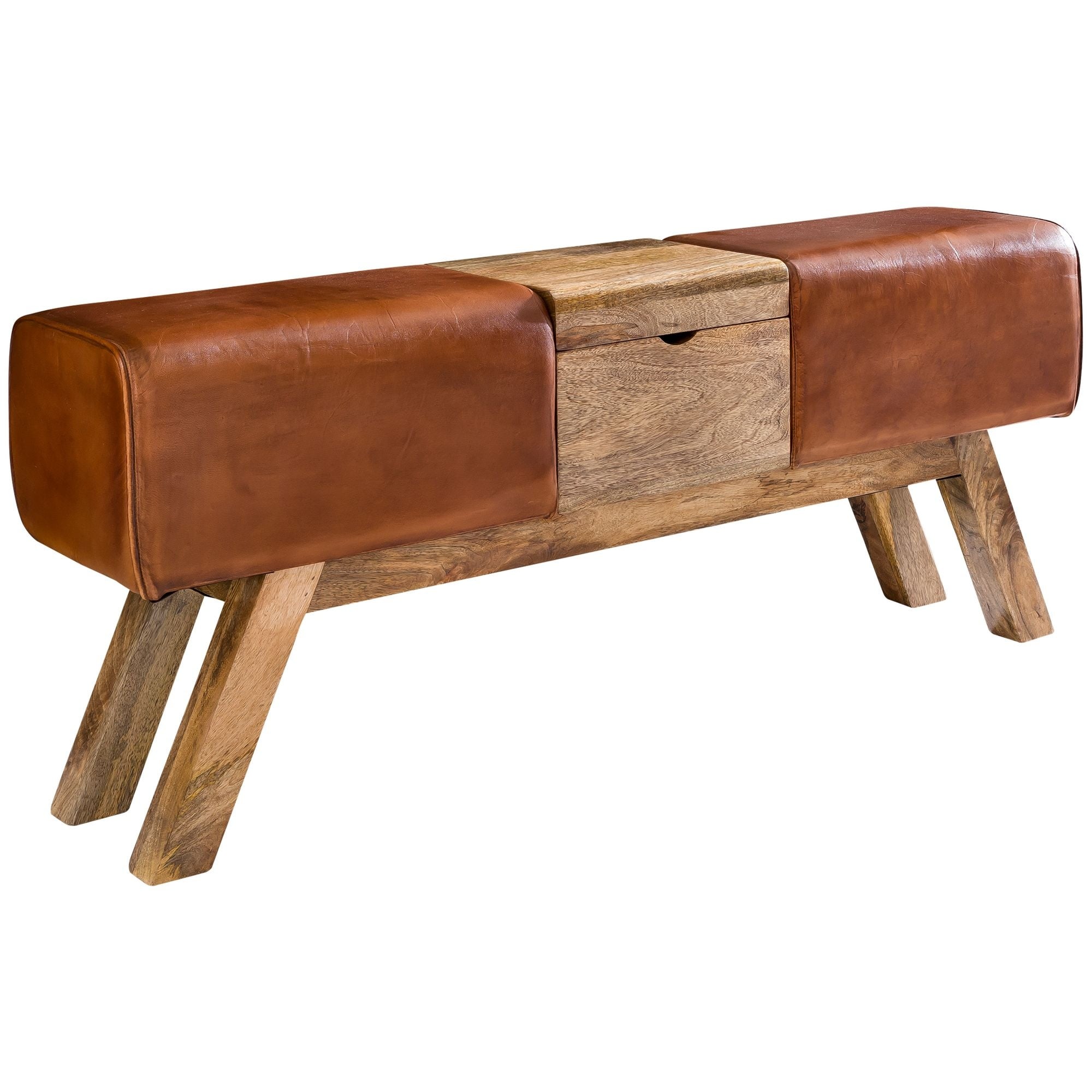 Bank met opberging 120 cm breed