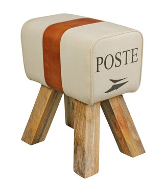 Wohnling Poef CANVAS 40 cm breed - WL5.107