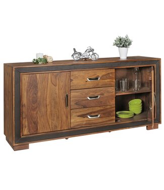 Wohnling Dressoir KARAN sheeshamhout 160x80x44 cm