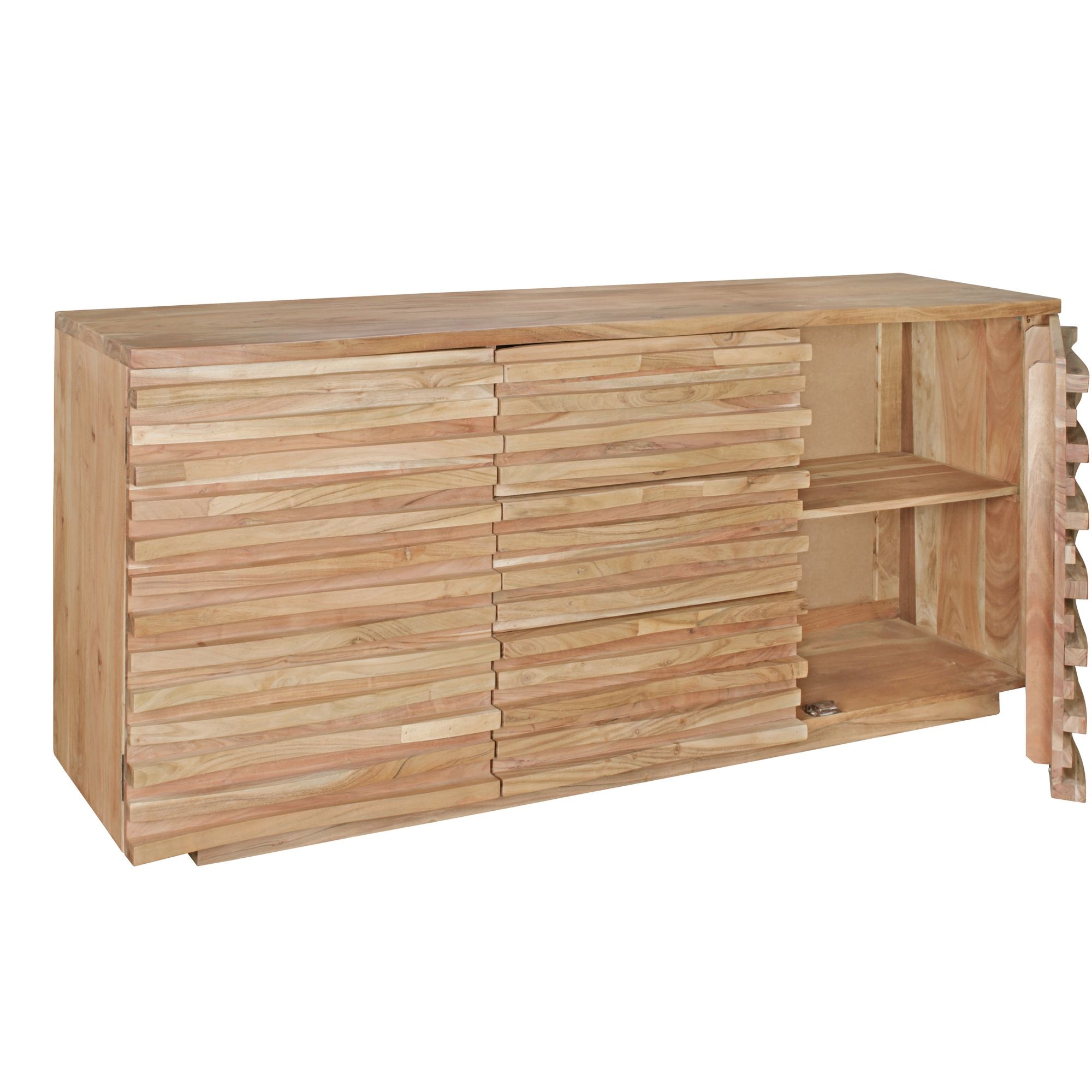 Dressoir KADA acaciahout 160x75x43 cm