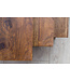 Wohnling Set van 3 Design tafels Akola Sheesham bijzettafeltjes metalen poten | Placemat 3 stuks van materialen | Anstelltische massief hout