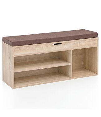 Wohnling Schoenenkast hout 104x51x32 cm - WL5.344